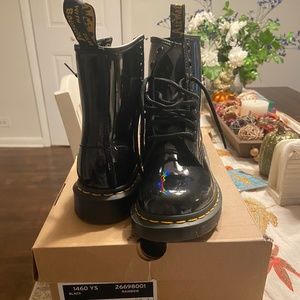 Dr Martens Black Rainbow